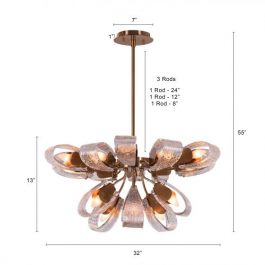 SUMMER (GOLD) CHANDELIER