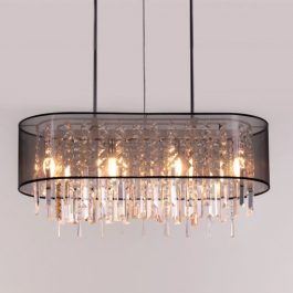 (OVAL, CRYSTAL) CHANDELIER