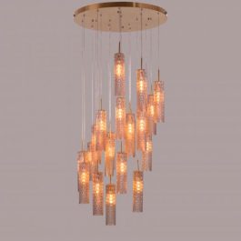 Glamorous Cut Glasses Chandelier