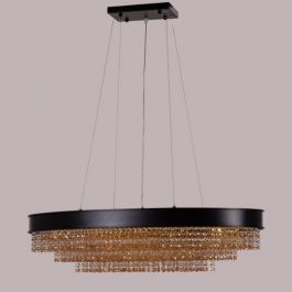 BLACK TIE CRYSTAL CHANDELIER