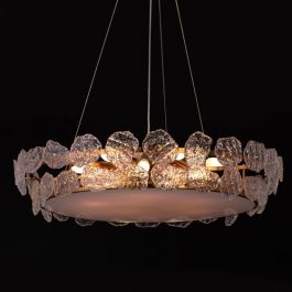 GORGEOUS ROUND METAL CHANDELIER