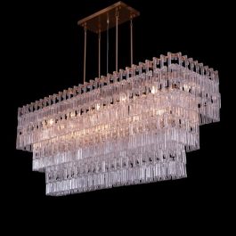 PURE SOLID CRYSTAL CHANDELIER