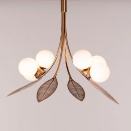 CHARMING MILKY WHITW CHANDELIER