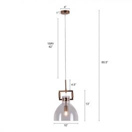 OVAL GLASS PENDANT LIGHT