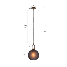 CLUSTER (SMOKEY GREY FROSTED GLASS) PENDANT LIGHT