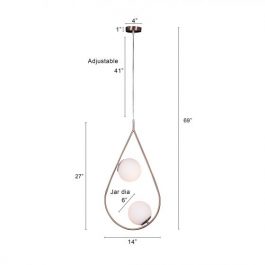 CLASSY TEARDROP SMALL PENDANT LIGHT