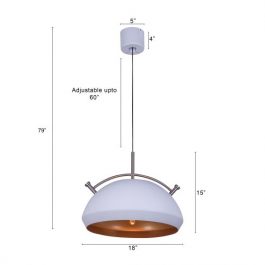 SPELL-BINDING WHITE PENDANT LIGHT