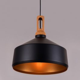 BLACKED BOWL PENDANT LIGHT