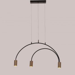 TWO CURVED PENDANT LIGHT