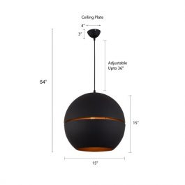 CIRCULAR MATTE FINISH PENDANT LIGHT