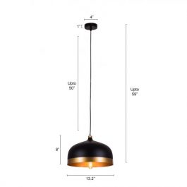 BLENDS BLACK & GOLD PENDANT LIGHT