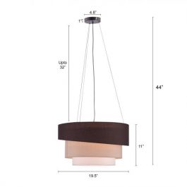 NATURAL CARAMEL PENDANT LIGHT