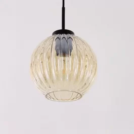 RIBBED GLASS PENDANT LIGHT