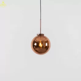 COPPER BALL PENDANT LIGHT