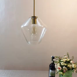 CLEAR GLASS PENDANT LIGHT