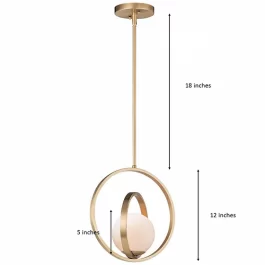 CIRCLE PIPE PENDANT LIGHT