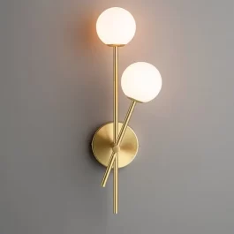 DOUBLE GLOBE WALL LIGHT