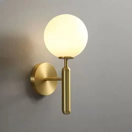 SINGLE GLOBE WALL LAMP