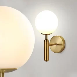 SINGLE GLOBE WALL LAMP