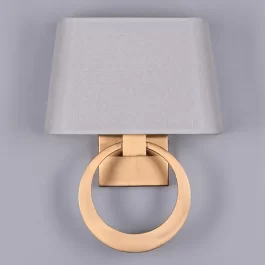 MATT GOLD RING WALL LAMP