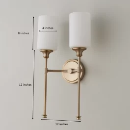 DOUBLE ARM WALL LAMP