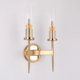 GLASS CYLINDER WALL LAMP