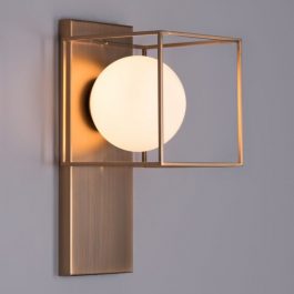 GOLD WALL GLOBE WALL LIGHT