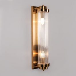 LINEAR CLEAR GLASS WALL LAMP