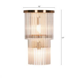 TWO GLASS TUBES WALL LAMP