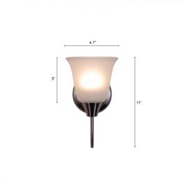 CLASSICS MILKY GLASS WALL LAMP