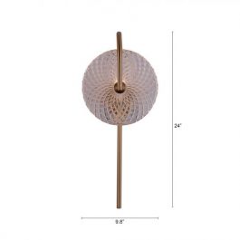 GRACE ELECTROPLATED WALL LIGHT