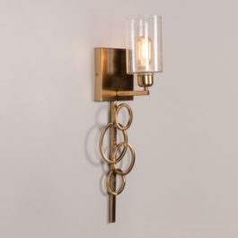 RING (CLEAR GLASS) WALL LIGHT