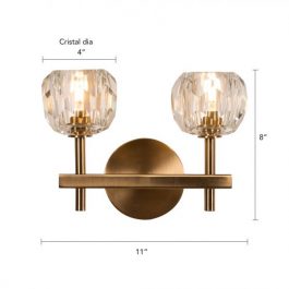 DOUBLE DAIMOND WALL LIGHT