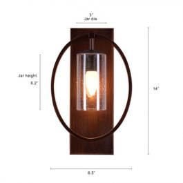 COFFEE SIGNATURE (AMBER GLASS) WALL LIGHT