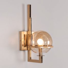 (AMBER GLASS) WALL LIGHT