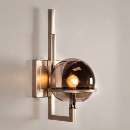 GLASS SHADE WALL LIGHT