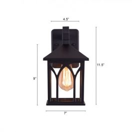 ANTIQUE-STYLED LANTERN WALL LIGHT