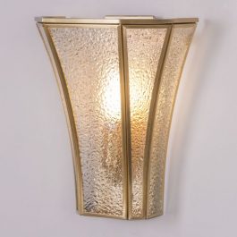 ELEGANCE BUBBLED GLASS WALL LIGHT