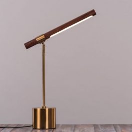 WOODEN FINISH TABLE LAMP