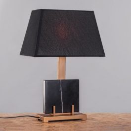 SOLID BLACK TABLE LAMP