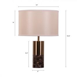 MODERN FABRIC STYLE TABLE LAMP