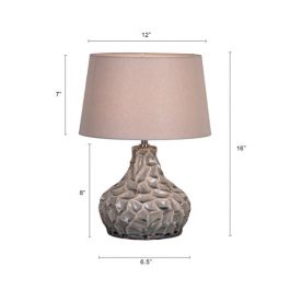 CERAMIC BASE TABLE LAMP