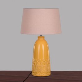 PASTEL YELLOW TABLE LAMP