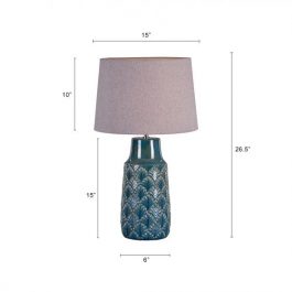 BAHAMA BLUE TABLE LAMP