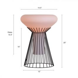 METAL MYSTERY TABLE LAMP