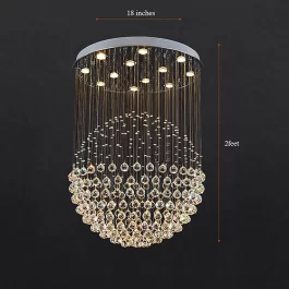 Crystal Ball Chandelier