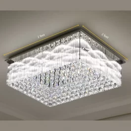 Square Crystal Chandelier