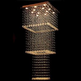 Modern Cage Crystal Chandelier,