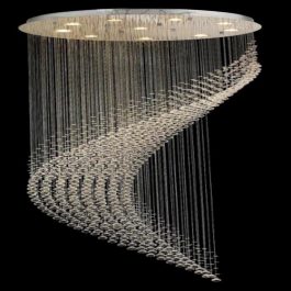 Spiral Crystal Chandelier