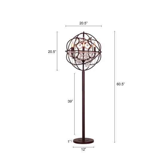 CYRSTAL REFLECTIONS FLOOR LAMP